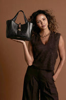 Etta Small Tote - Black