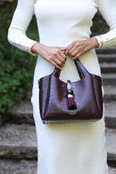Etta Small Tote - Cherry