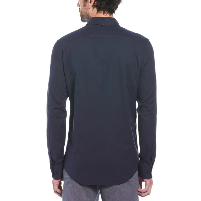 Oxford Long Sleeve Shirt - Dark Sapphire