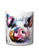 Ballard Home Orchard Blush Pig - Fine Bone China Mug