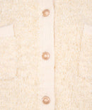 Tape Yarn Cardigan - Beige