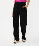 Jacquard Trousers - Black