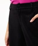 Jacquard Trousers - Black