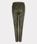 Vegan Leather Tregging - Green