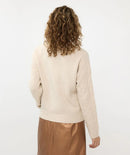 Melange Round Neck Jumper - Bisquit