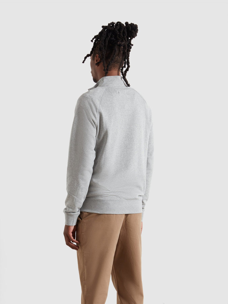 Jim 1/4 Zip Jumper - Light Grey