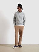 Jim 1/4 Zip Jumper - Light Grey