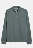 Jim 1/4 Zip Jumper - Tarragon Green