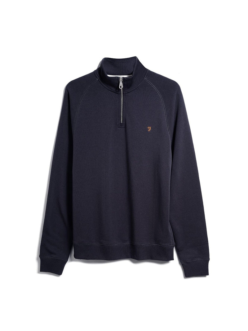 Jim 1/4 Zip Jumper - True Navy