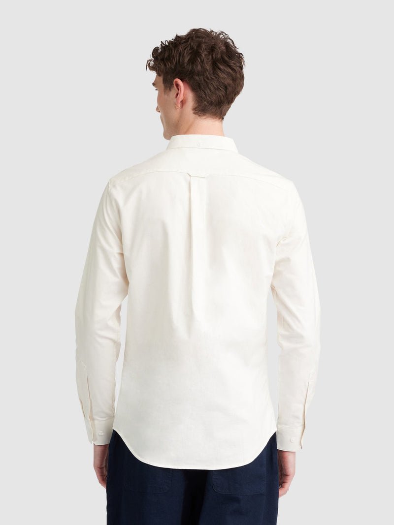 Brewer Buttondown Shirt - Ecru