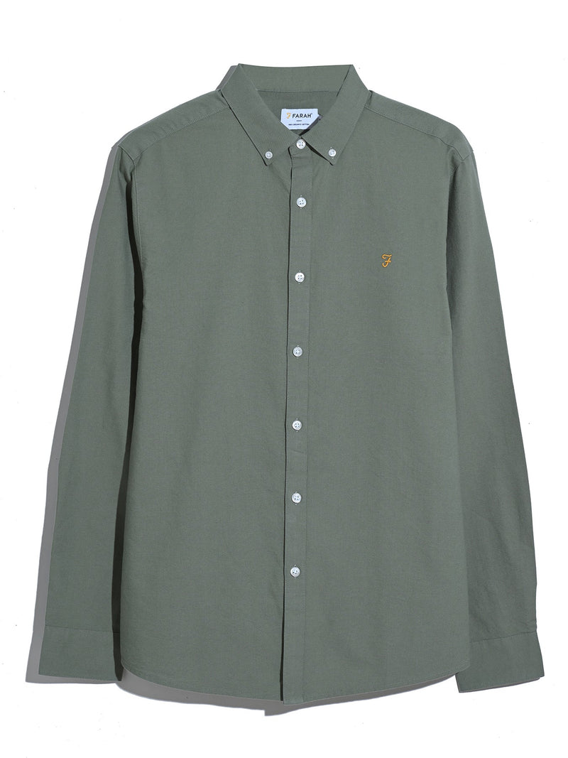 Brewer Buttondown Shirt - Tarragon Green