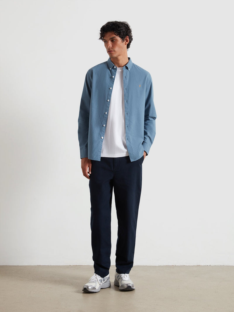 Brewer Buttondown Shirt - Chalk Blue