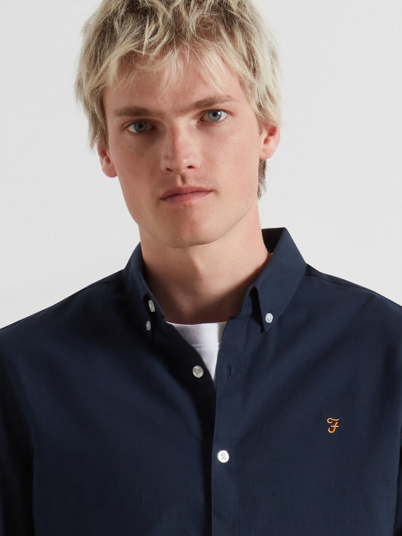 Brewer Buttondown Shirt - Navy