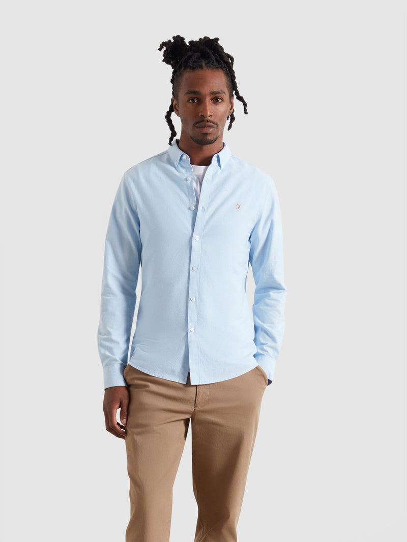 Brewer Buttondown Shirt - Sky Blue
