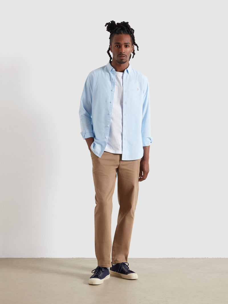 Brewer Buttondown Shirt - Sky Blue