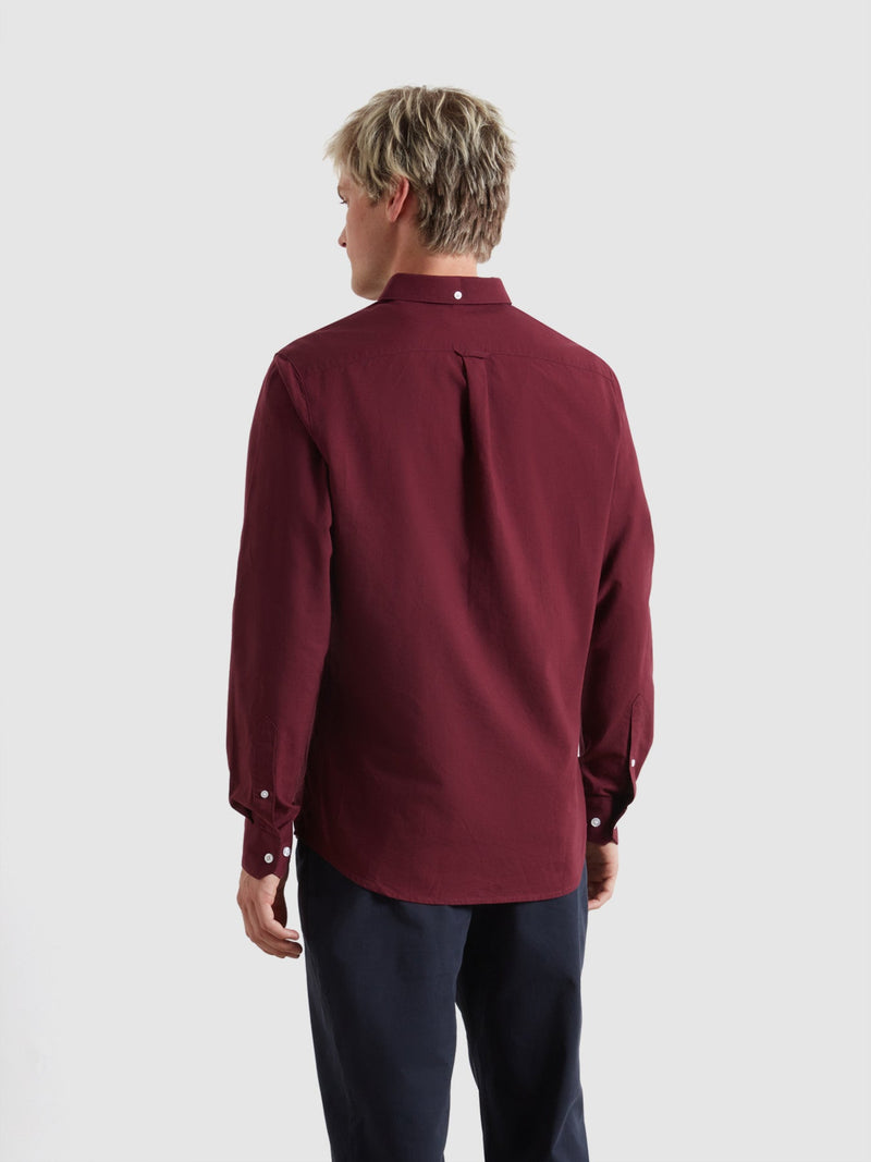 Brewer Buttondown Shirt - Bordeaux