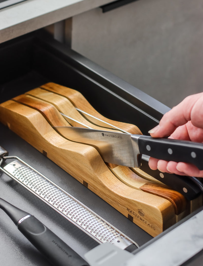 In-Drawer Knife Storage Block