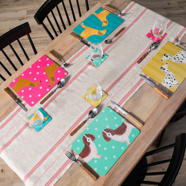Dog Print Pack of 4 Placemats
