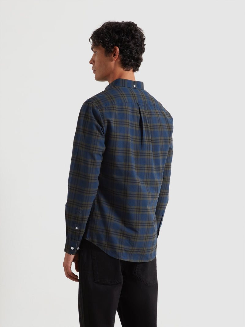 Brewer Check Buttondown Shirt - Evergreen