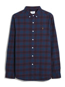 Brewer Check Buttondown Shirt - Bordeaux