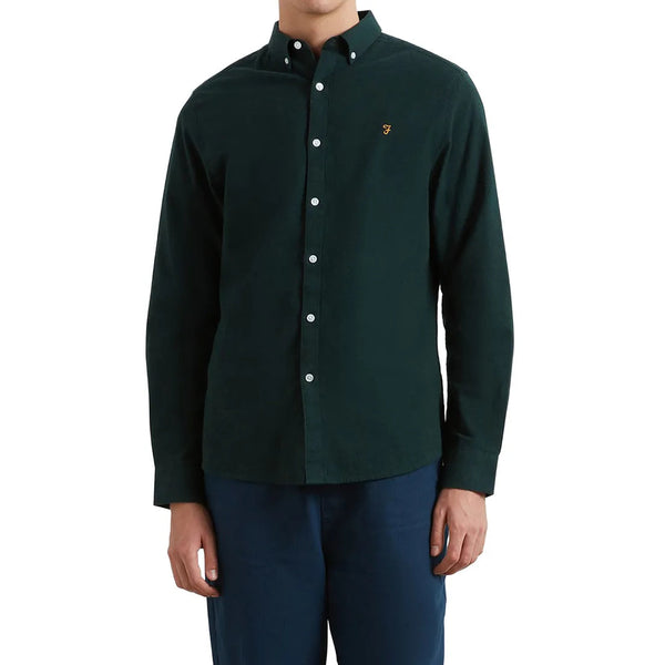 Steen Buttondown Shirt - Woodland Pine Marl