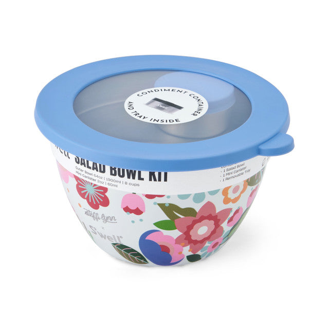 S'well Steffi Lynn Salad Bowl Kit - 1.9L
