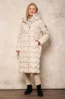Down Coat - Cream