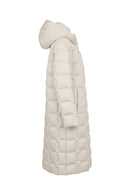 Down Coat - Cream