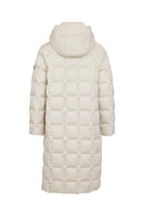 Down Coat - Cream