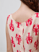 Be Spicy Print Blouse - Cream/red