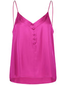 AtTheRiviera Spaghetti Straps Top - Magenta