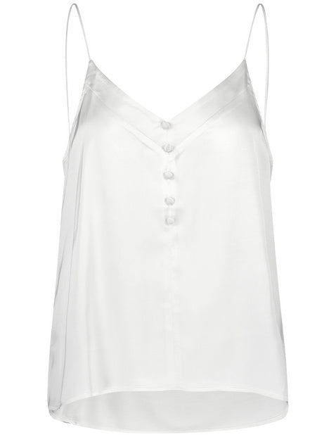 AtTheRiviera Spaghetti Straps Top - White