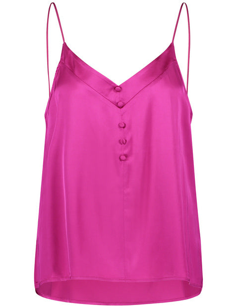 AtTheRiviera Spaghetti Straps Top - Magenta