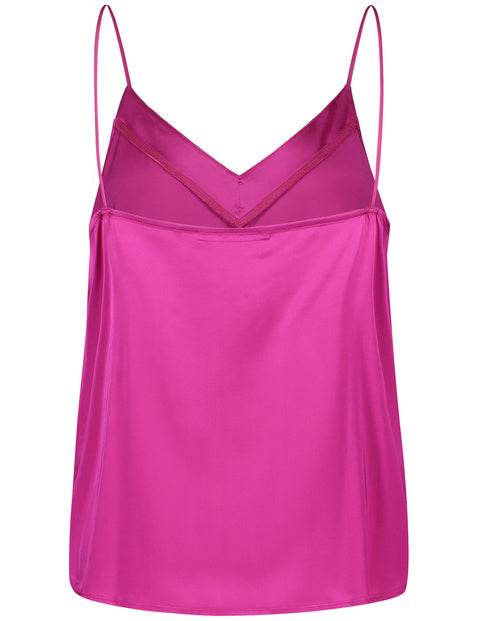 AtTheRiviera Spaghetti Straps Top - Magenta