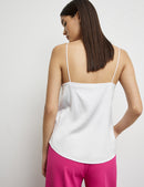 AtTheRiviera Spaghetti Straps Top - White