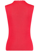 At The Riviera Sleeveless Jumper - Digital Red