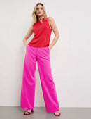 At The Riviera Sleeveless Jumper - Digital Red