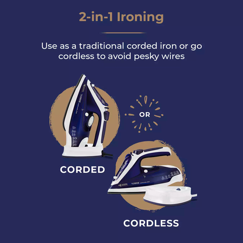 Ceraglide Cord Cordless Iron