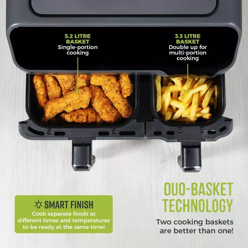 Vortx Eco Duo Basket Air Fryer