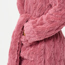 Fleece Robe - Dusty Rose