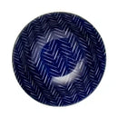 Indigo Chevron Stoneware Ramen Bowl - 21cm