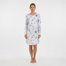 Floral Sleepshirt - Pearl White