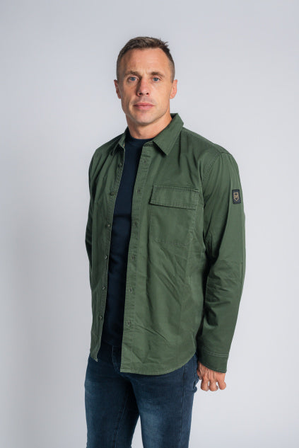 Flounder Overshirt - Olive