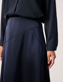 Animal Attention Short Skirt - Navy