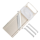 Mandolin Slicer with 3 Interchangeable Blades - Ivory