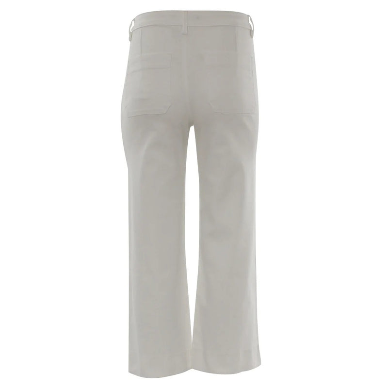 Frances Crop Jean - Soft White