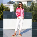 Frances Crop Jean - Soft White