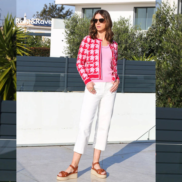 Frances Crop Jean - Soft White