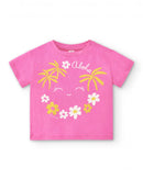 Laguna Beach Jersey T-Shirt - Fuchsia