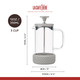 Zero 3 Cup Cafetiere - Latte